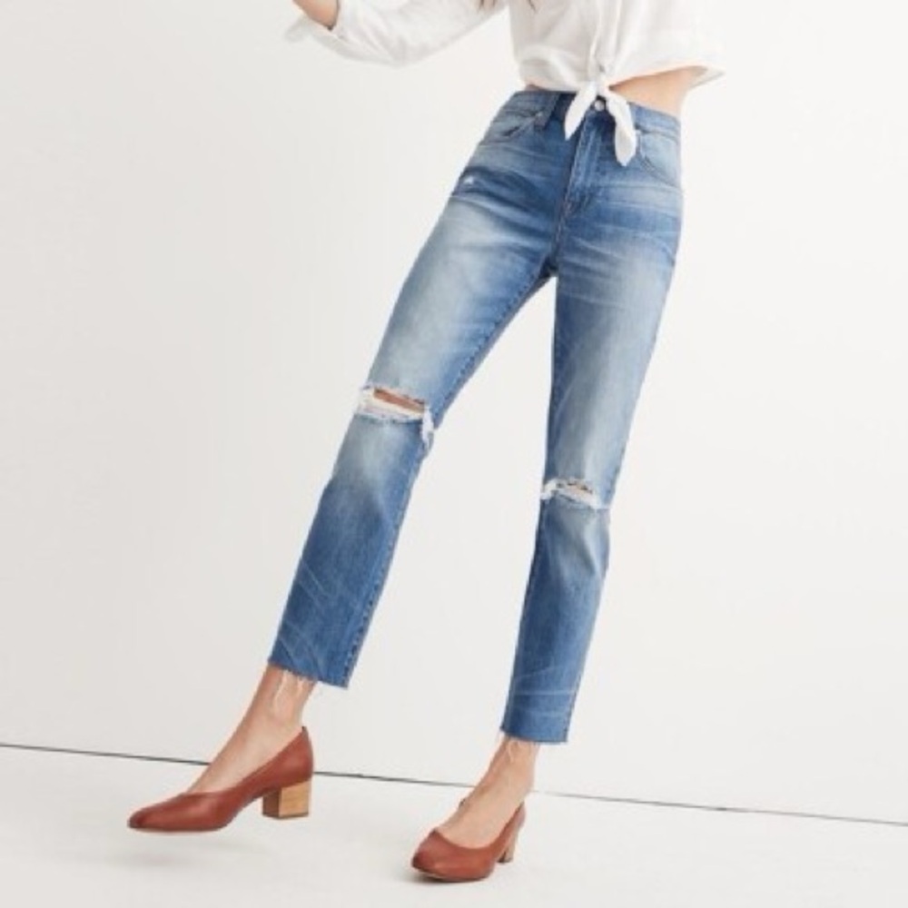 Madewell High Rise Slim BoyJean